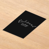 Bruidsmeisje vrijgezellenfeest voeg naam toe moder acryl uitnodigingen (Laagn)