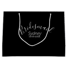 Bruidsmeisje vrijgezellenfeest voeg naam toe moder groot cadeauzakje