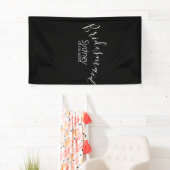 Bruidsmeisje vrijgezellenfeest voeg naam toe moder spandoek (Insitu)