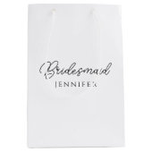 Bruidsmeisje vrijgezellennaam sjabloon Dames Medium Cadeauzakje (Voorkant)