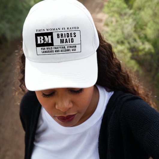 Bruidsmeisje waardering vrijgezellenfeest trucker pet