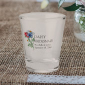 Bruidsmeisje Wildflower Boeket Bloemen Bruiloft Sh Shot Glas