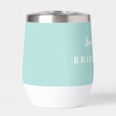 Bruidsmeisje Wine Tumbler (Voorkant)