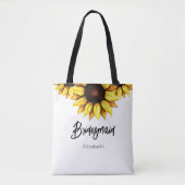 Bruidsmeisje Zonnekruid Bruiloft Bloemen     Tote Bag (Voorkant)