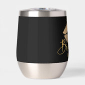 bruidsmeisje zwart gouden lippen Bachelorette naam (Voorkant)