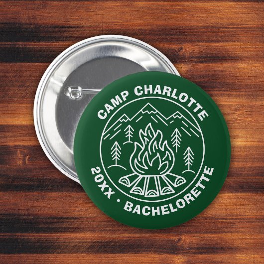 Bruidsmeisjes Badge Aangepaste Camp Bachelorette Ronde Button 5,7 Cm