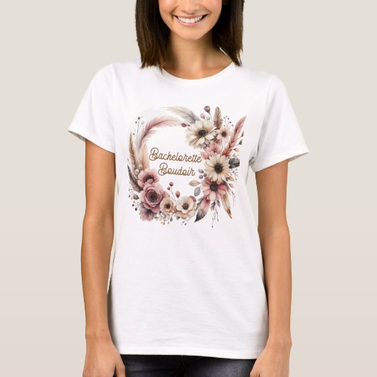 "Bruidsmeisjes Boudoir" T-shirt (Voorkant)