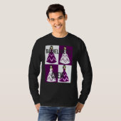 Bruidsmeisjes bruid avond vrijgezellenfeest  t-shirt (Voorkant volledig)