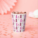 Bruidsmeisjes Bruiloft Bruidsfeest Uitstapjes Jurk Papieren Bekers<br><div class="desc">Het ontwerp bevat een originele illustratie van een rij bruidsmeisjes-,  bloemenmeisjes-,  moeders van de bruid- en bruidsjurken. Ideaal voor een bruiloft,  vrijgezellenfeest,  bachelorette party of bruidsfeest.</div>