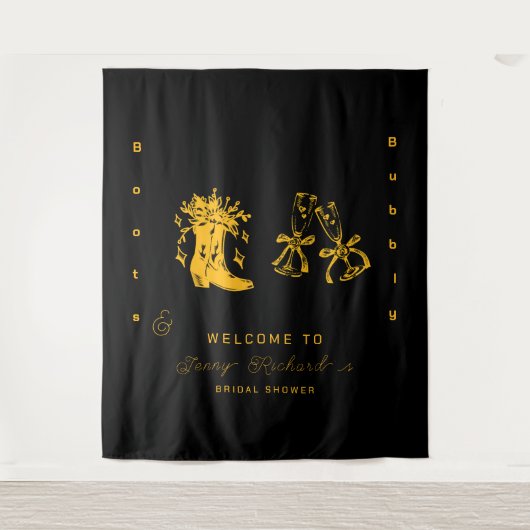 Bruidsmeisjes Bruiloft Feest Wandkleed (Voorkant)