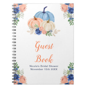 Bruidsmeisjes bruiloft met Navy Blauwe en Blush Bl Notitieboek
