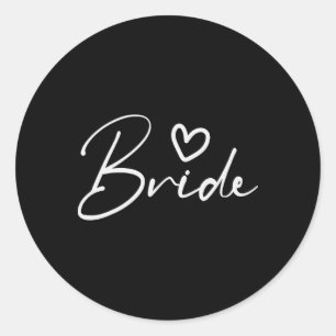 Bruidsmeisjes Bruiloft Trouwfeest Bruidsjurk Crew Ronde Sticker