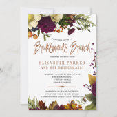 Bruidsmeisjes brunch herfst modern vrijgezellenfee kaart (Voorkant)