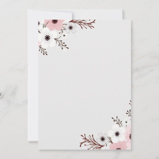 bruidsmeisjes brunch kaart (Achterkant)