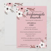 bruidsmeisjes brunch kaart (Voorkant / Achterkant)