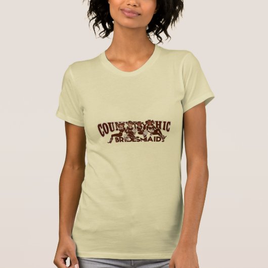 Bruidsmeisjes Cowgirl T-shirt (Voorkant)