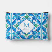 Bruidsmeisjes geschenken Aqua Blue Talavera monogr Etui (Voorkant)