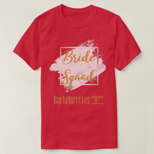 Bruidsmeisjes Hen Party 2022 Viering T-shirt (Design voorkant)