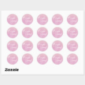 Bruidsmeisjes Henstravaganza Ronde Sticker (Vel)