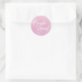 Bruidsmeisjes Henstravaganza Ronde Sticker (Tas)
