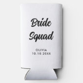 Bruidsmeisjes Huwelijksfeest Afscheid Van De Vrijh Seltzer Blikjeskoeler (Achterkant)