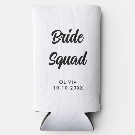 Bruidsmeisjes Huwelijksfeest Afscheid Van De Vrijh Seltzer Blikjeskoeler (Voorkant)