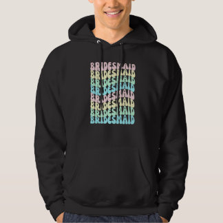 Bruidsmeisjes I Do Crew Retro Bruidsmeisjesfeest B Hoodie