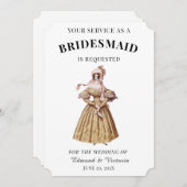 bruidsmeisjes kaart (Voorkant / Achterkant)