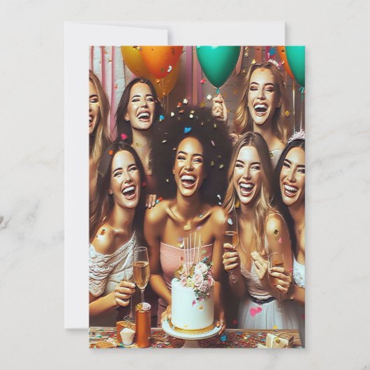 bruidsmeisjes kaart (Voorkant)