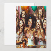 bruidsmeisjes kaart (Voorkant / Achterkant)