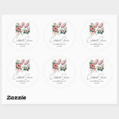 Bruidsmeisjes Kamp Bruid Uitgeefbare S'mores Kit Ronde Sticker (Vel)