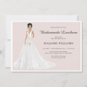 Bruidsmeisjes Luncheon Bruidsjurk Kaart (Voorkant)