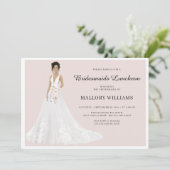 Bruidsmeisjes Luncheon Bruidsjurk Kaart (Staand voorkant)