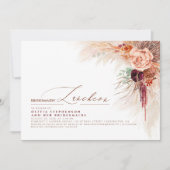 Bruidsmeisjes Luncheon Pampas Grass Vrijgezellenfe Kaart (Voorkant)