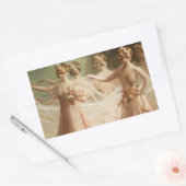 Bruidsmeisjes Rechthoekige Sticker (Envelop)