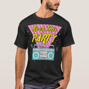 Bruidsmeisjes Rock This Party 90s Thema Bacheloret T-shirt
