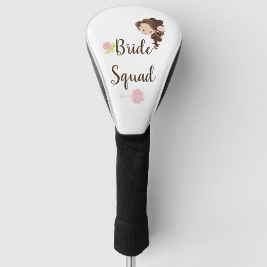 Bruidsmeisjes Sportief Golfheadcover (Voorkant)