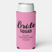 Bruidsmeisjes Teamnaam Bruidsdouche Afscheid Van D Seltzer Blikjeskoeler (Seltzer Voorkant)