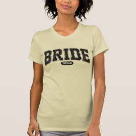 Bruidsmeisjes Trouwfeest Typografie Meisjesuitje T-shirt