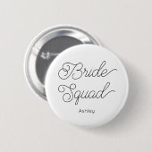 Bruidsmeisjes Trouwjurk Zwart Witte Trouw Knop Ronde Button 5,7 Cm (Voorkant /achterkant)