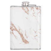 Bruidsmeisjes Tumbler: Roos Gold Elegance Heupfles (Achterkant)