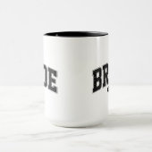 Bruidsmeisjes Varsity Typografie Bruidsfeest Mok (Midden)