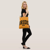 Bruidsmeisjes Varsity Typografie Bruidsfeest Tote Bag (Op model)
