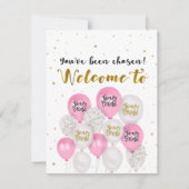 Bruidsmeisjes voorstel - Kaart (Voorkant)