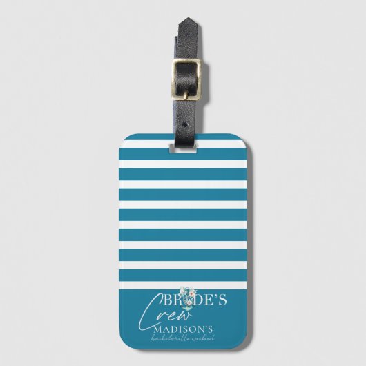 Bruidsmeisjes weekend Bruids crew Bagagelabel (Voorkant (verticaal))