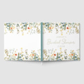 Bruidsmeisjesborrel met wilde bloemen gastenboek (Volledig)