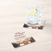 Bruidsmeisjesfeest Boek Thema Herfst Bruiloft Kartonnen Onderzetters (Insitu)