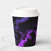 Bruidsmeisjesfeest 'Cloud nine Black Celestial Gal Papieren Bekers (Links)