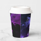 Bruidsmeisjesfeest 'Cloud nine Black Celestial Gal Papieren Bekers (Rechts)