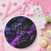 Bruidsmeisjesfeest 'Cloud Nine' Zwarte Hemelse Mel Papieren Bordje (Feest)